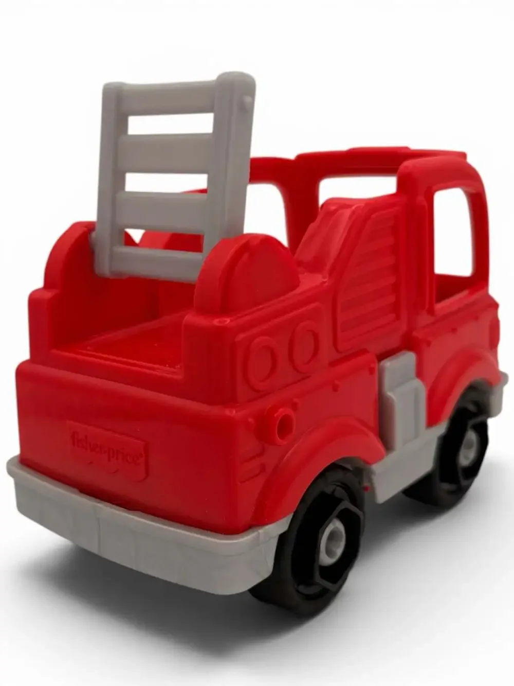 Fisher-Price Little People Red and Gray Fire Truck Vehicle